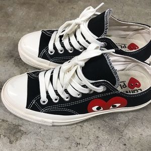 comme des garcons classic sneakers converse
